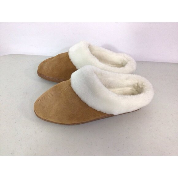 Minnetonka Suede Slippers Moccasins Womens 7/8 - Picture 1 of 6